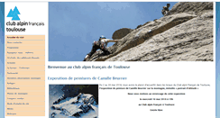 Desktop Screenshot of clubalpintoulouse.fr